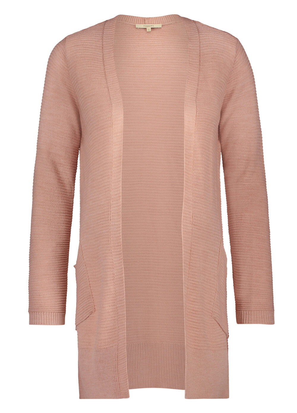 Alexis Ribbed Knit Maternity Cardigan in Blush by Noppies