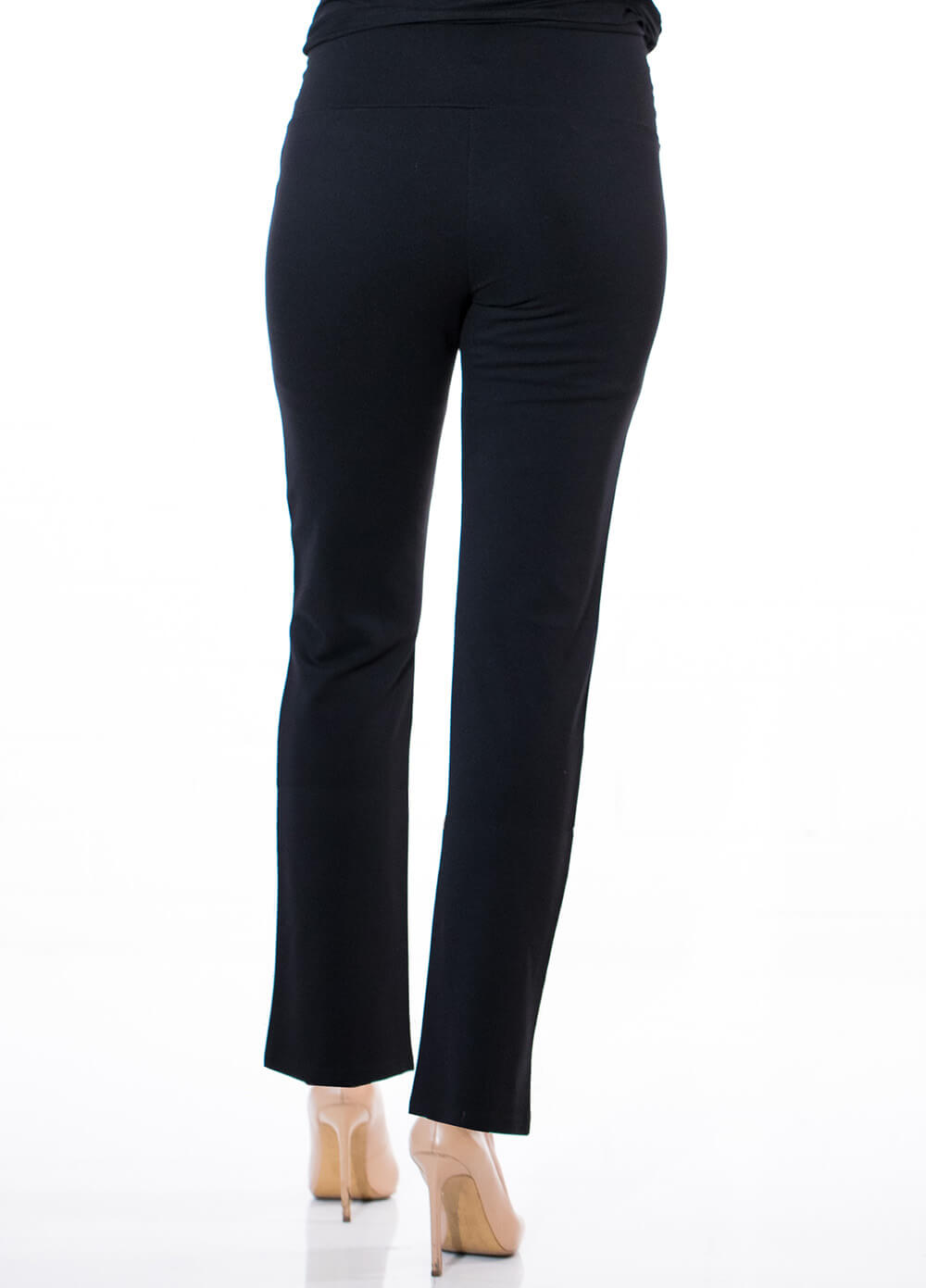 Floressa - Liana Straight Leg Black Maternity Pants | Queen Bee