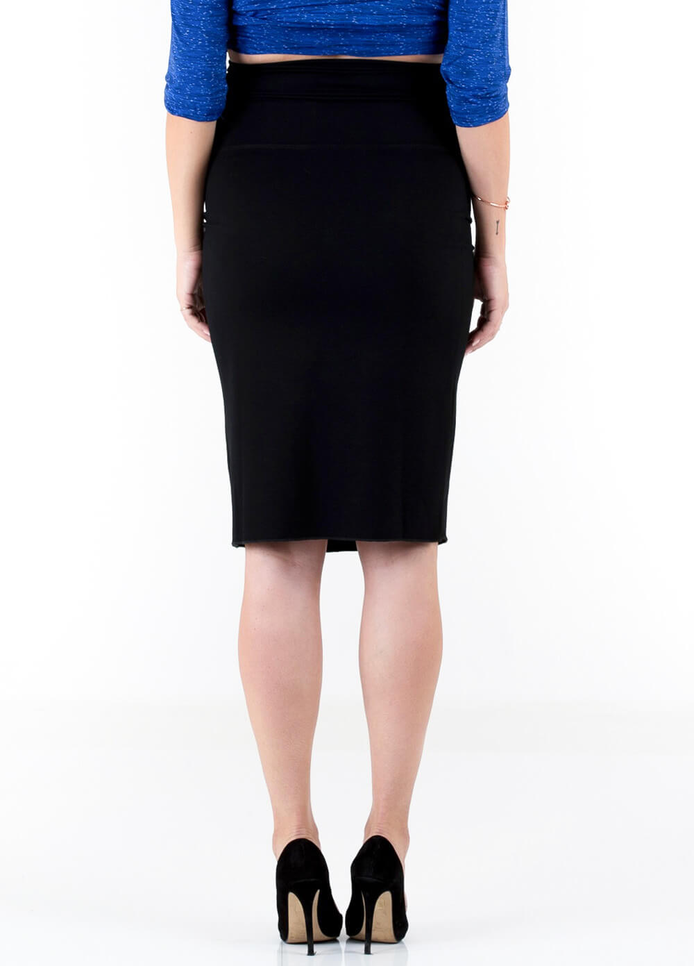 Floressa - Laci Ponte Black Maternity Pencil Skirt | Queen Bee