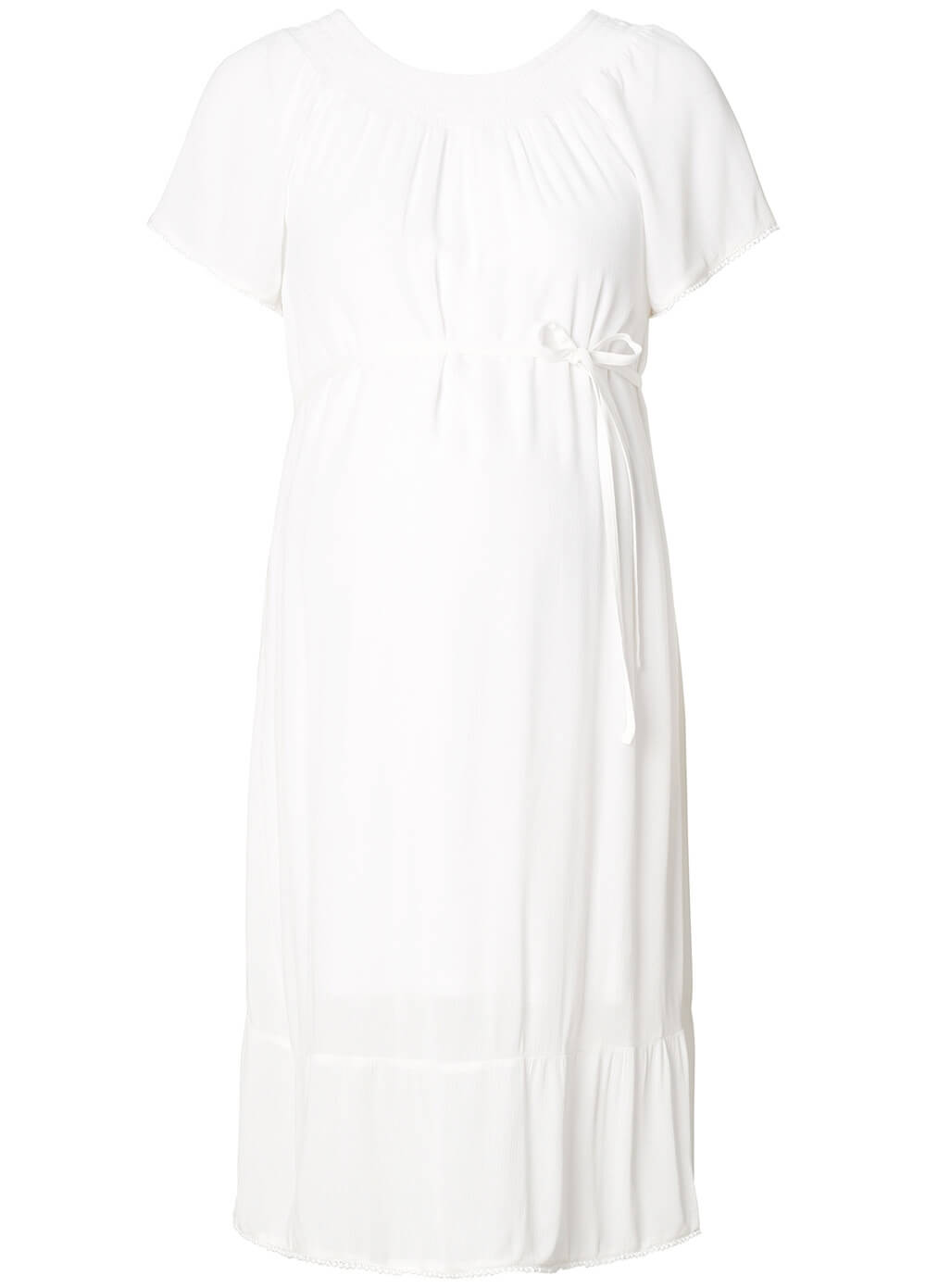 Summer Maternity Boho Dress in White by Esprit