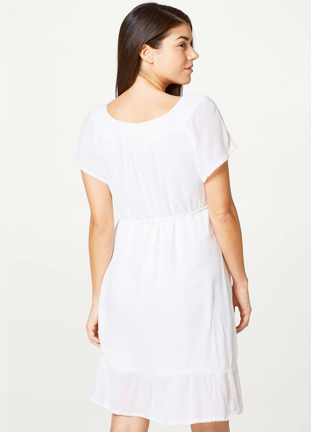 Summer Maternity Boho Dress in White by Esprit