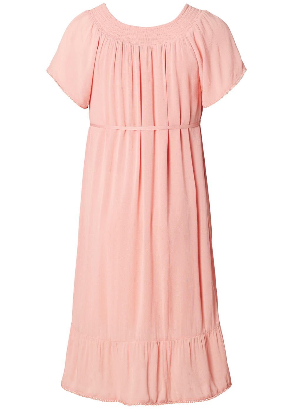 Flowing Flounce Hem Maternity Dress in Rose by Esprit