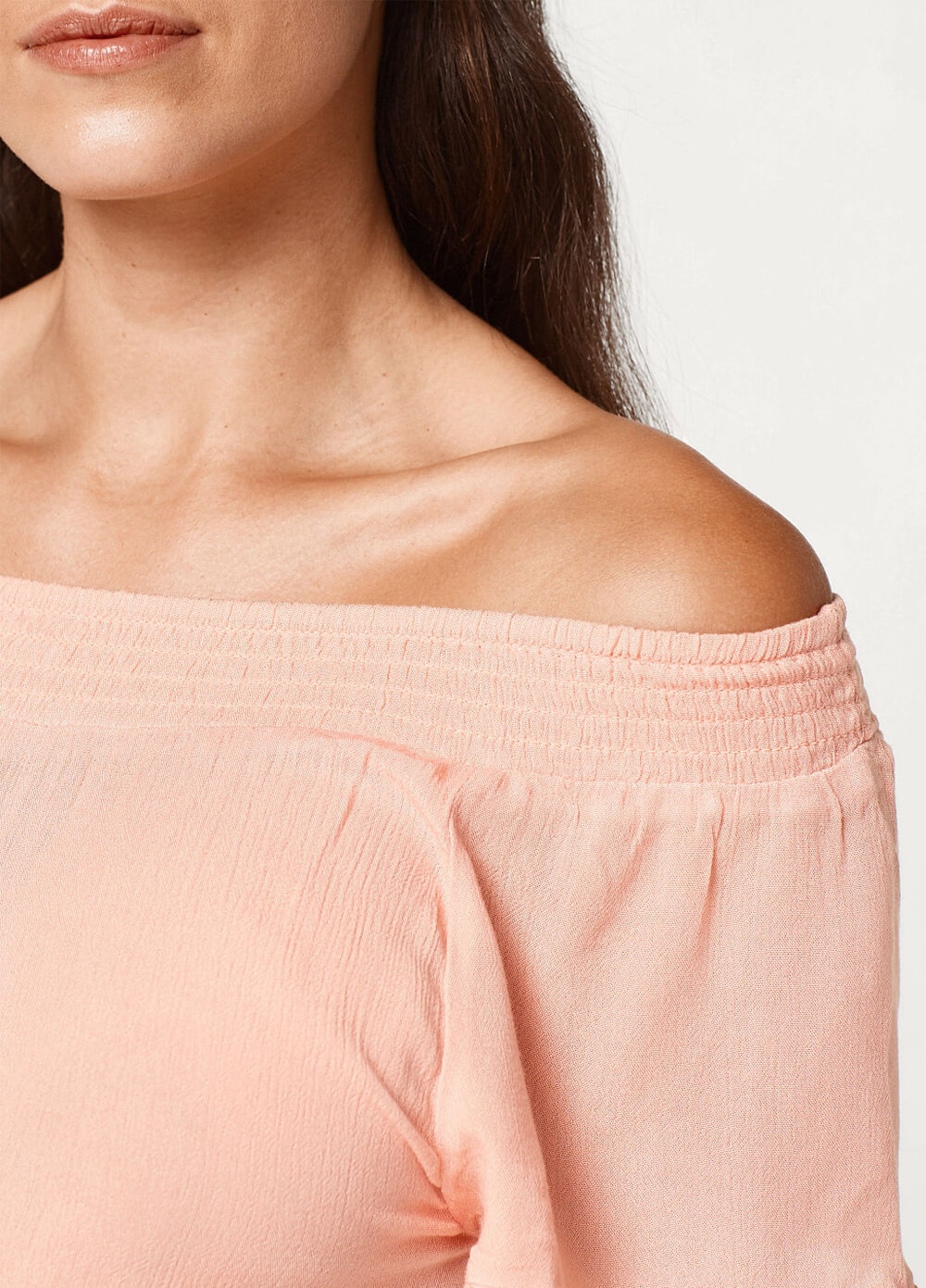 Off-Shoulder Maternity Top in Rose by Esprit