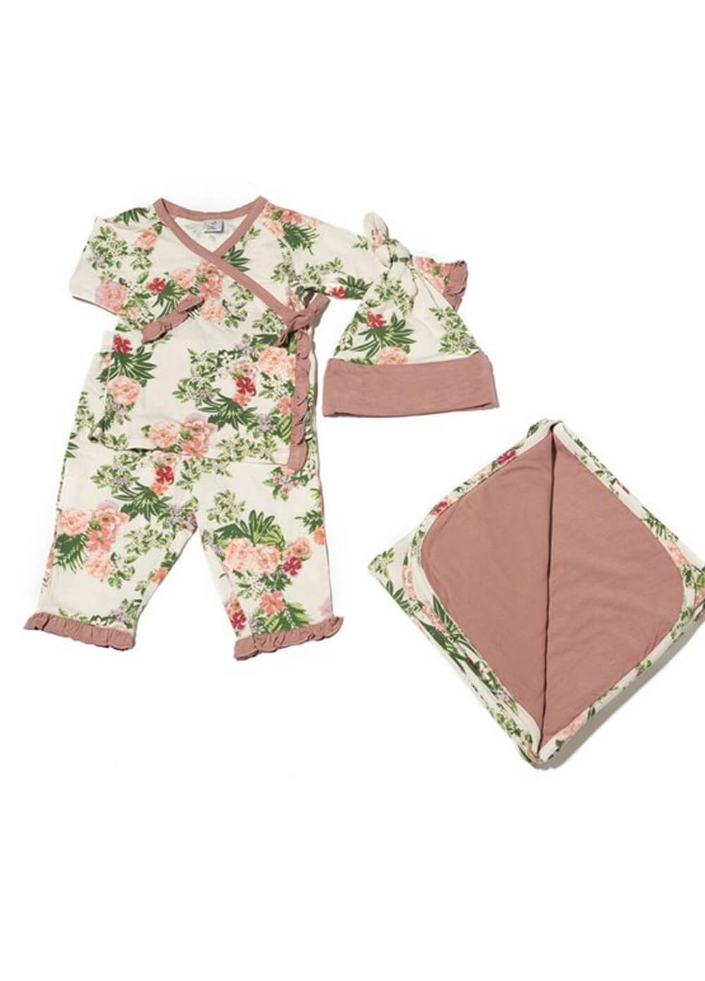 Baby Ruffle Take-Me-Home 4-Piece Set by Everly Grey 