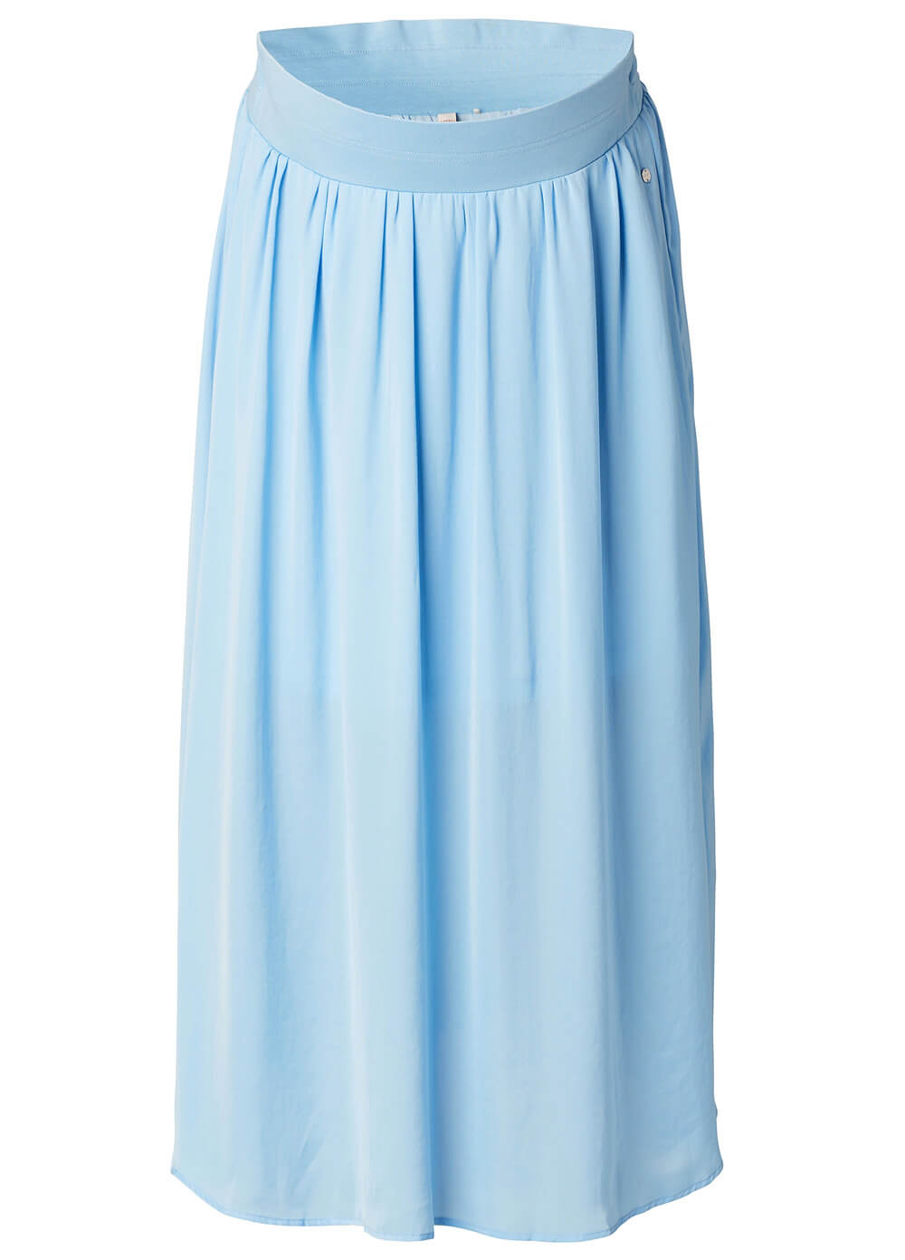 Sky Blue Gathered Maxi Maternity Skirt by Esprit