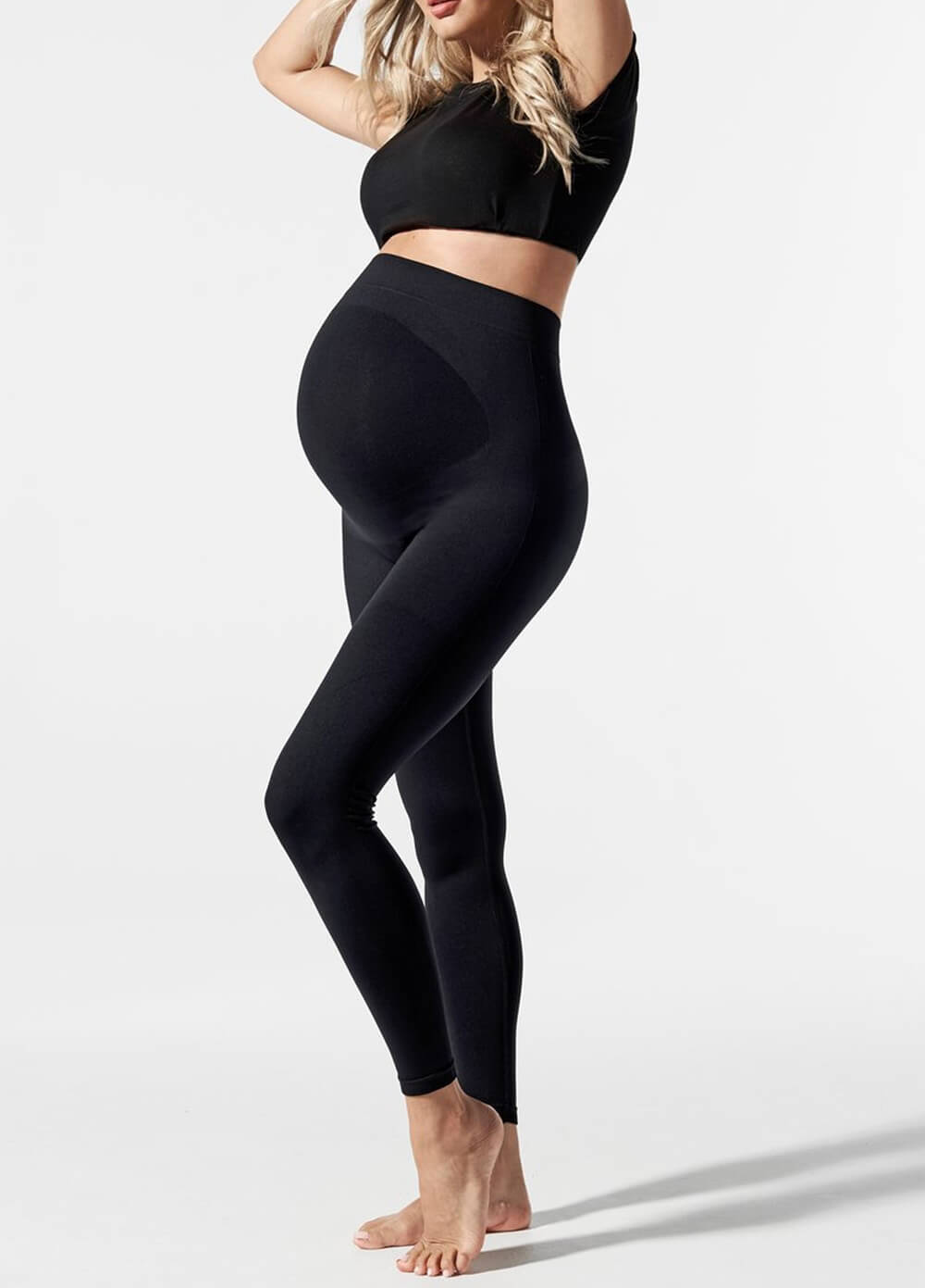 Blanqi - High Performance Belly Lift & Support Leggings in Black