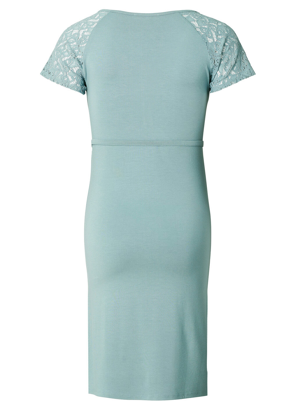 Lace Sleeve Maternity Dress in Hay Green by Esprit