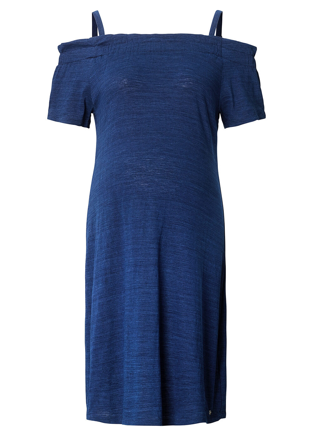 Azure Blue Off Shoulder Maternity Dress by Esprit