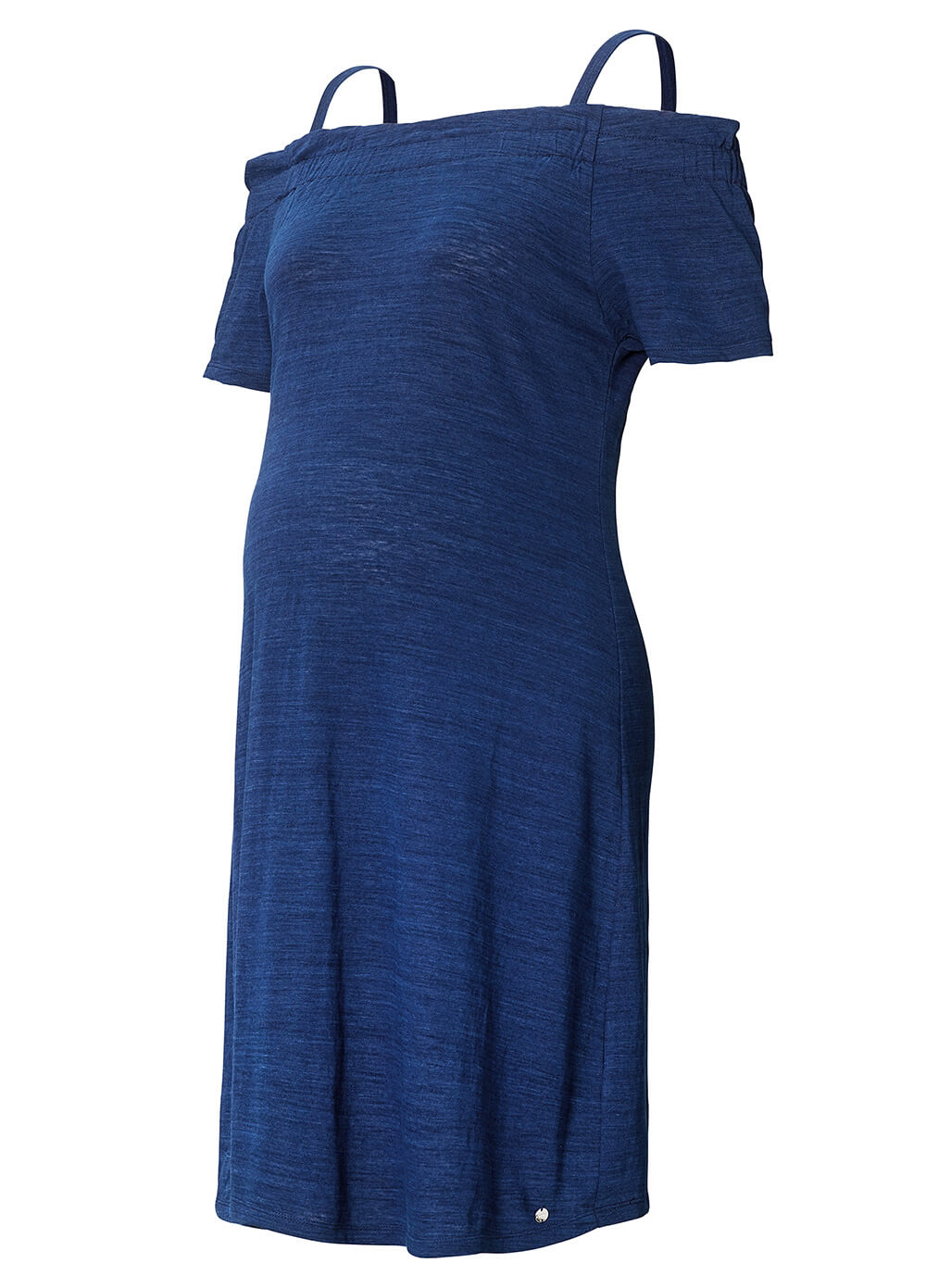 Azure Blue Off Shoulder Maternity Dress by Esprit