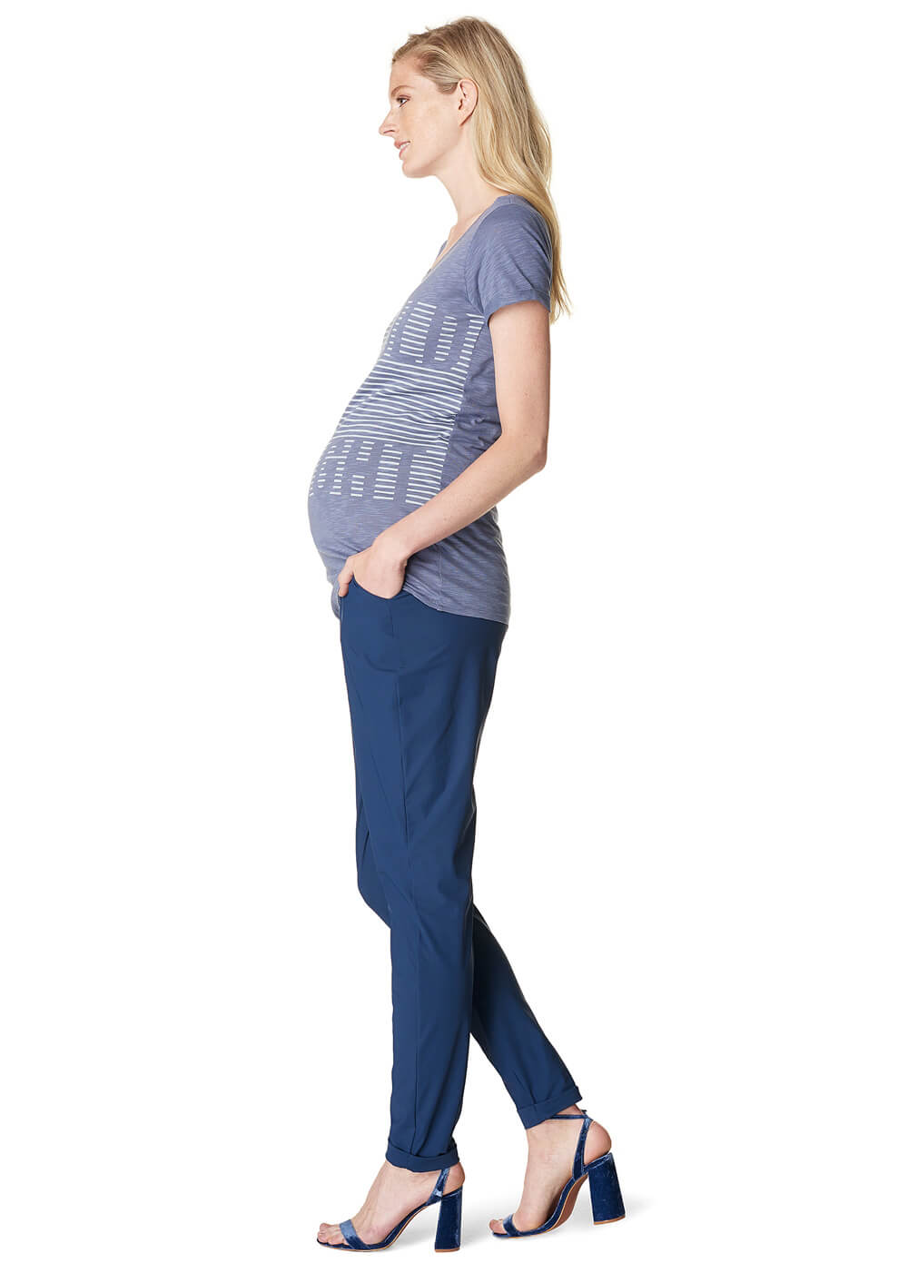 Aranka Navy Maternity Trousers by Noppies