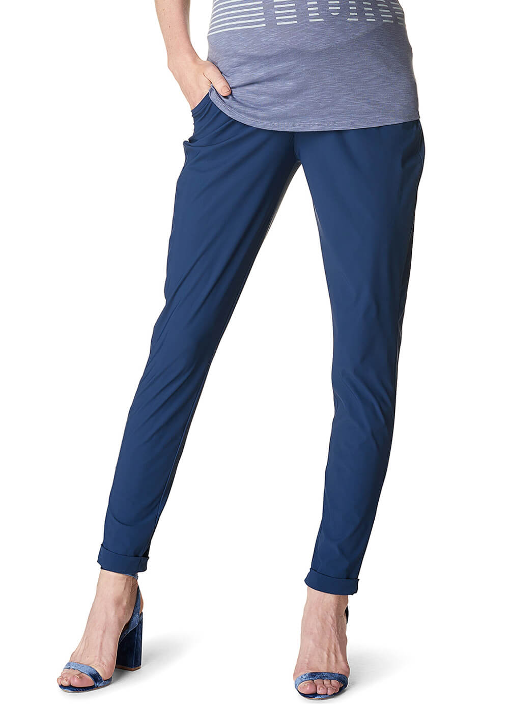 Aranka Navy Maternity Trousers by Noppies