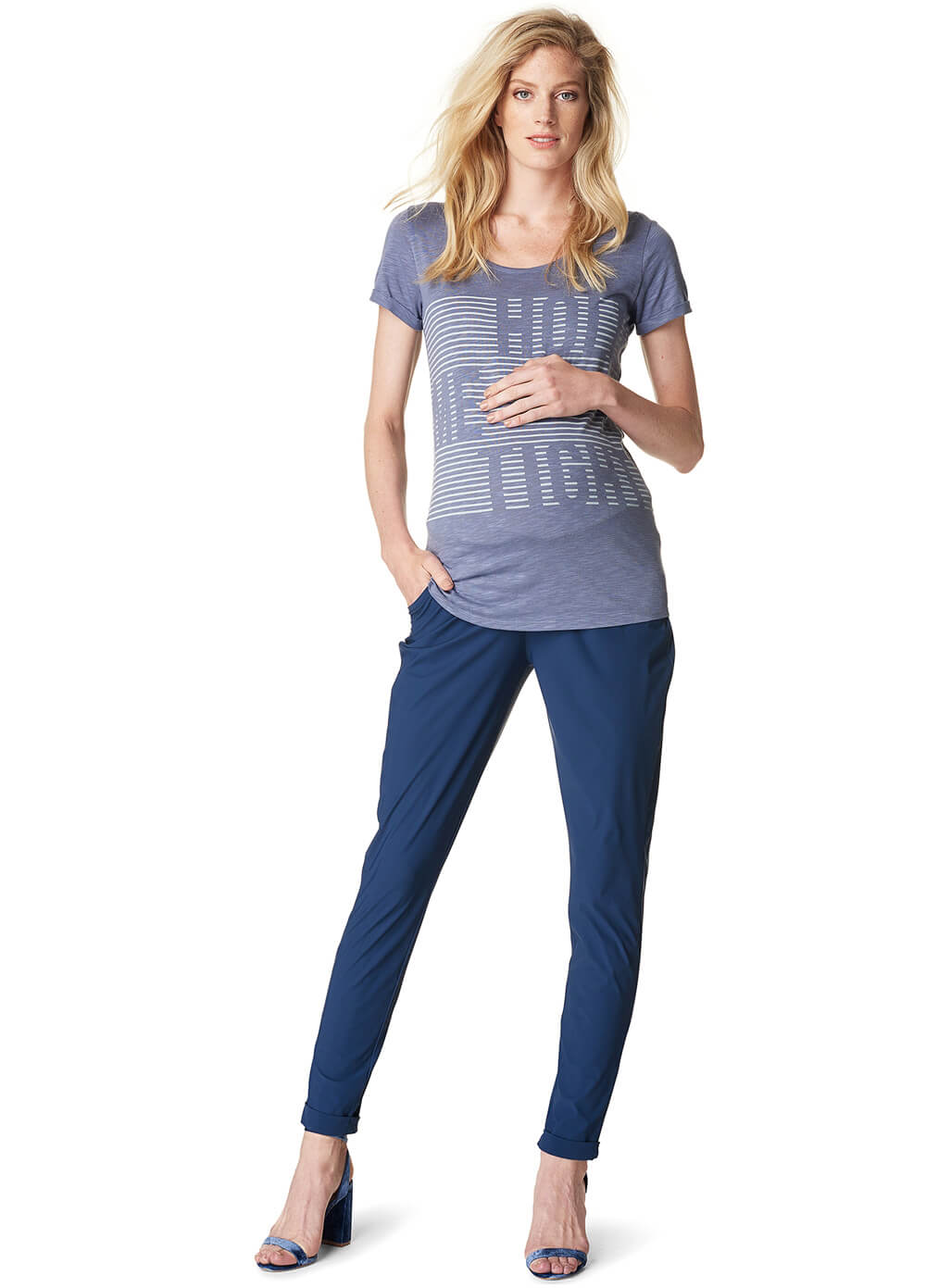 Aranka Navy Maternity Trousers by Noppies