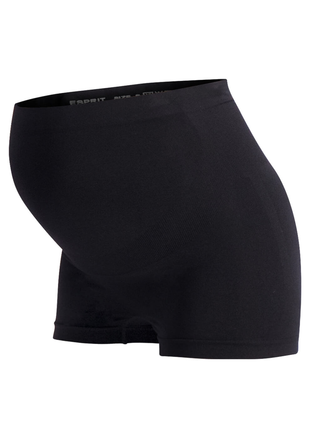 Seamless Maternity Underwear Shorts in Black by Esprit