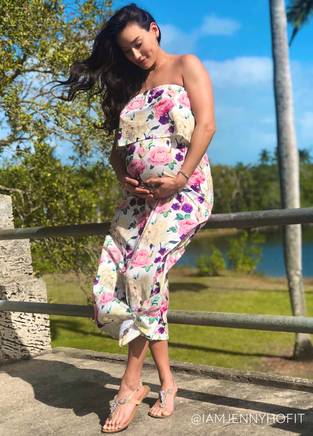 Floressa - Francoise Maternity & Nursing Maxi Dress | Queen Bee