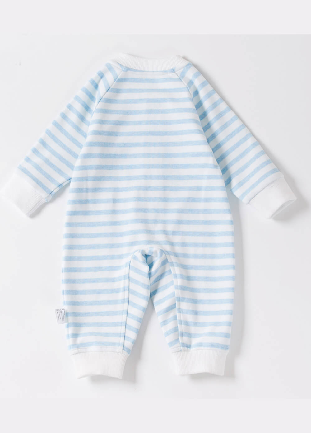 Lille Newborn Baby Onesie in Blue Stripes from Lait & Co