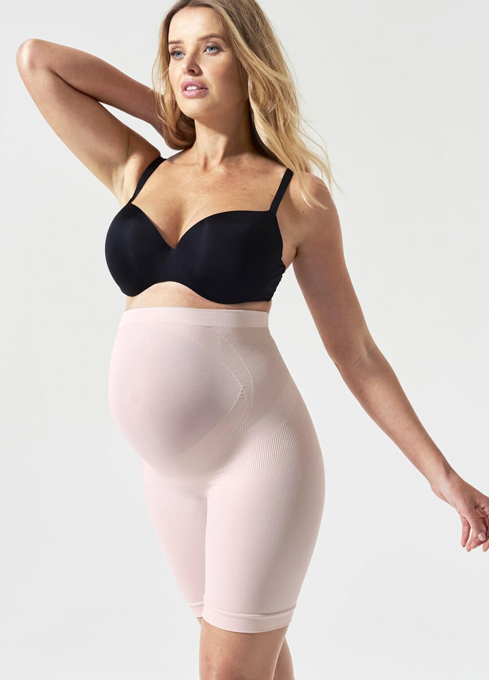 Everyday Belly Support Maternity Girlshort in Nude by Blanqi