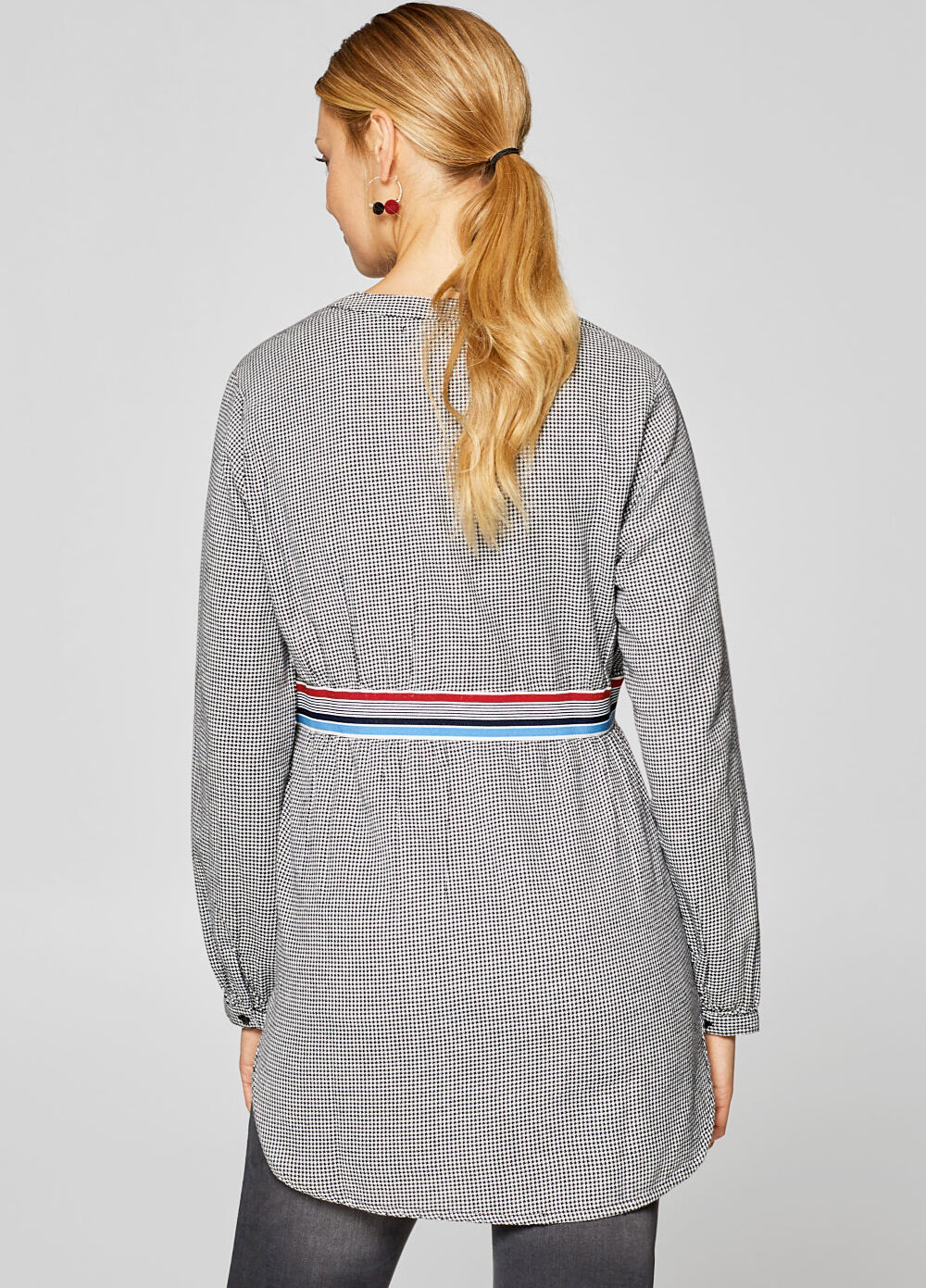 Houndstooth Maternity & Nursing Blouse by Esprit