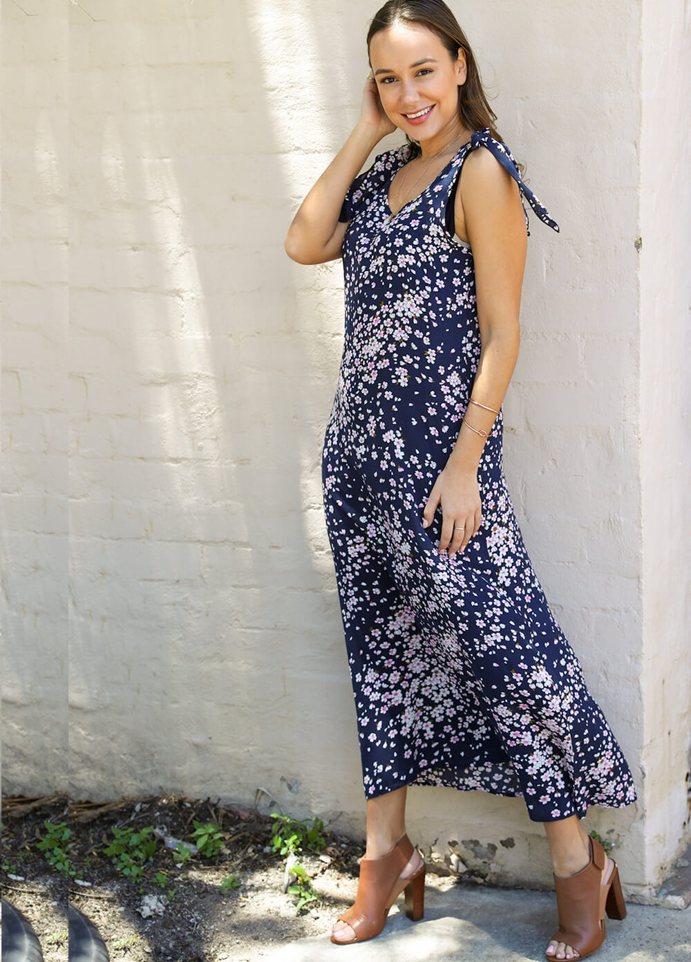 Floressa Vanessa Breastfeeding Maxi Dress | Queen Bee