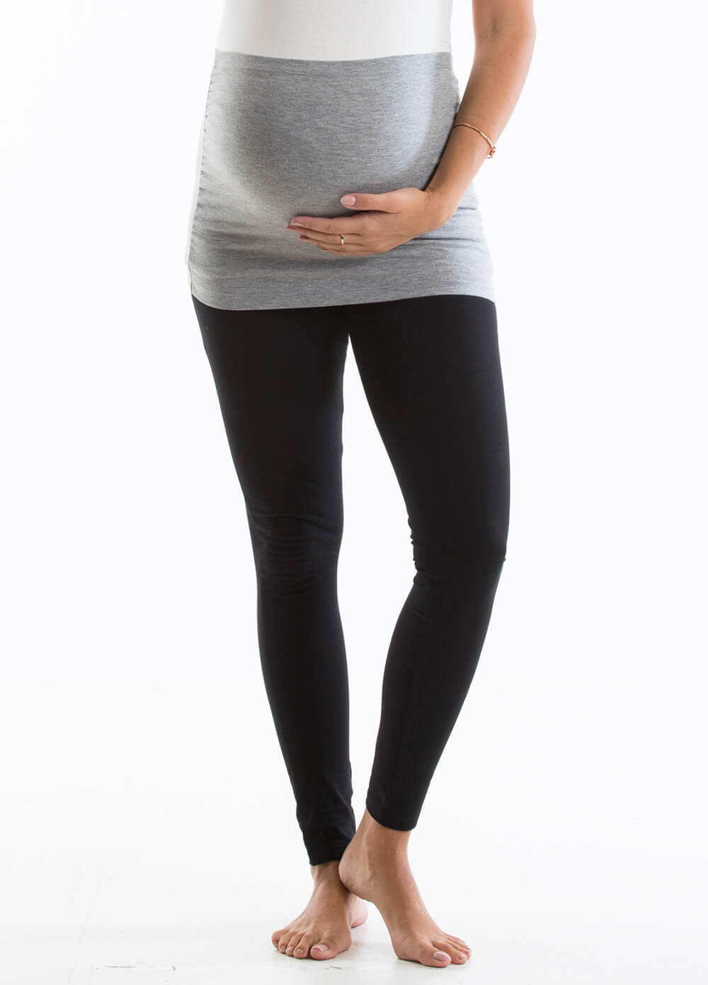 Maternity Belly Band in Grey by Trimester Clothing