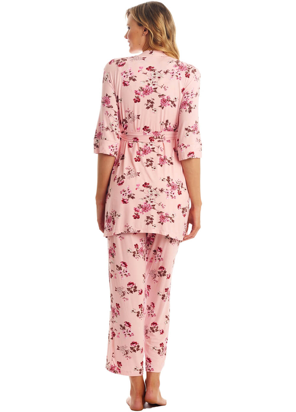 Analise Mommy & Me PJ Gift Set in Pink Blossom by Everly Grey