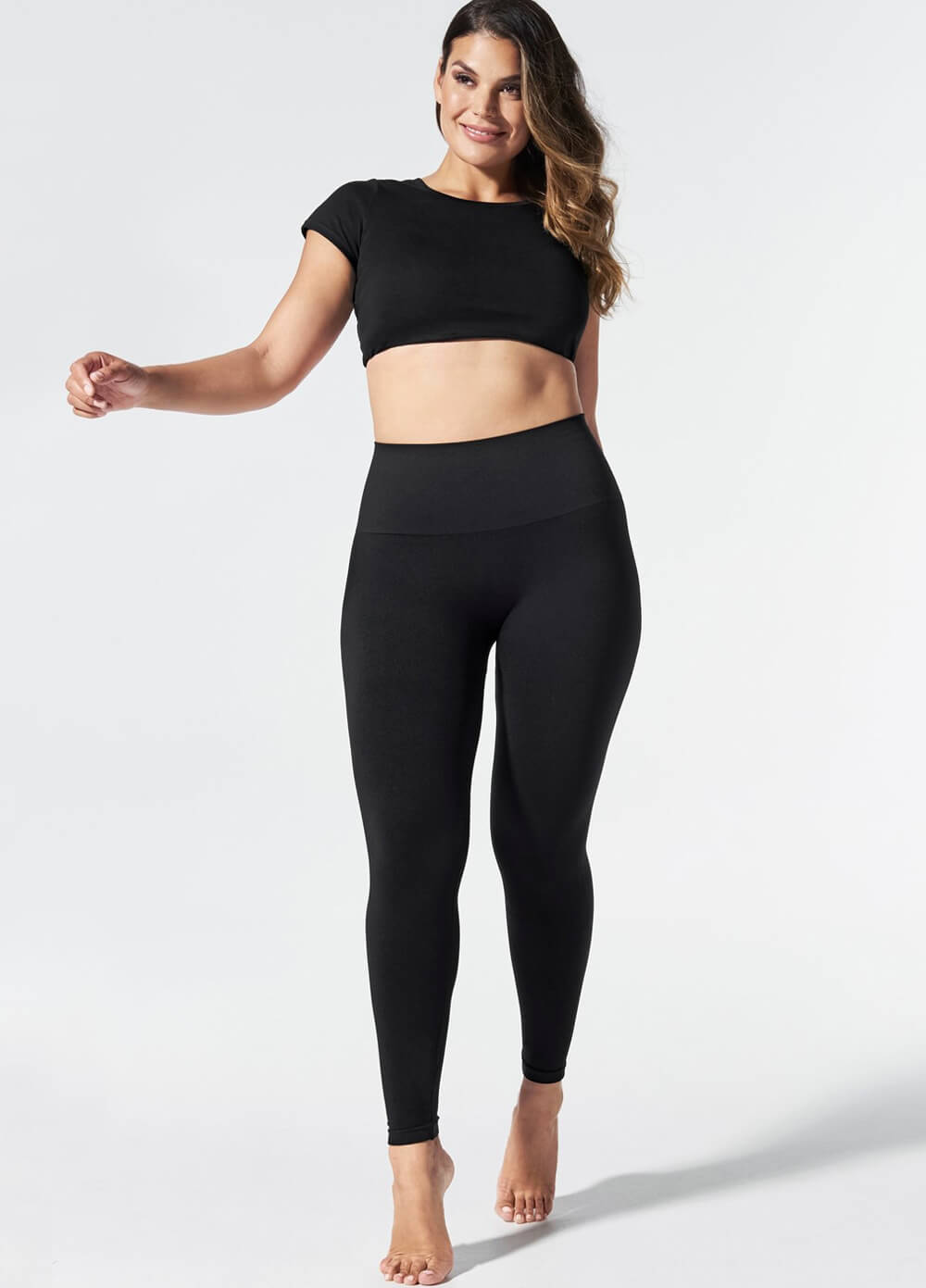 Blanqi - Everyday Hipster Support Leggings in Black | Queen Bee
