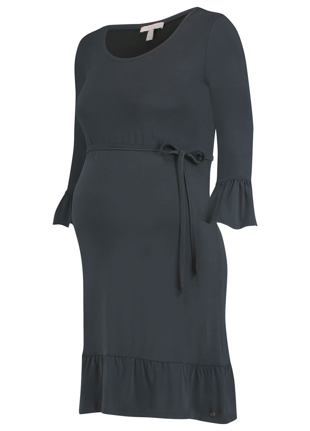 Night Blue Flounces Maternity Dress by Esprit