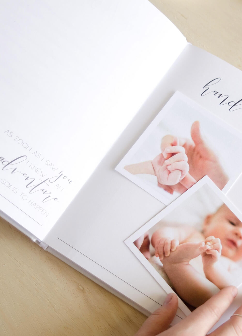 Hello Little Love Pregnancy & Baby Journal in White by Blossom & Pear