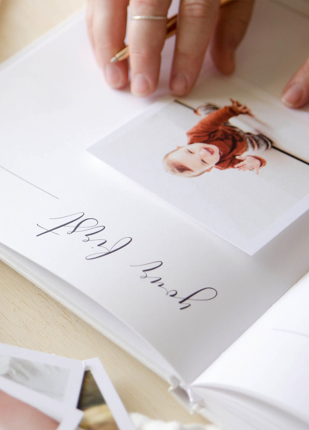 Hello Little Love Pregnancy & Baby Journal in White by Blossom & Pear
