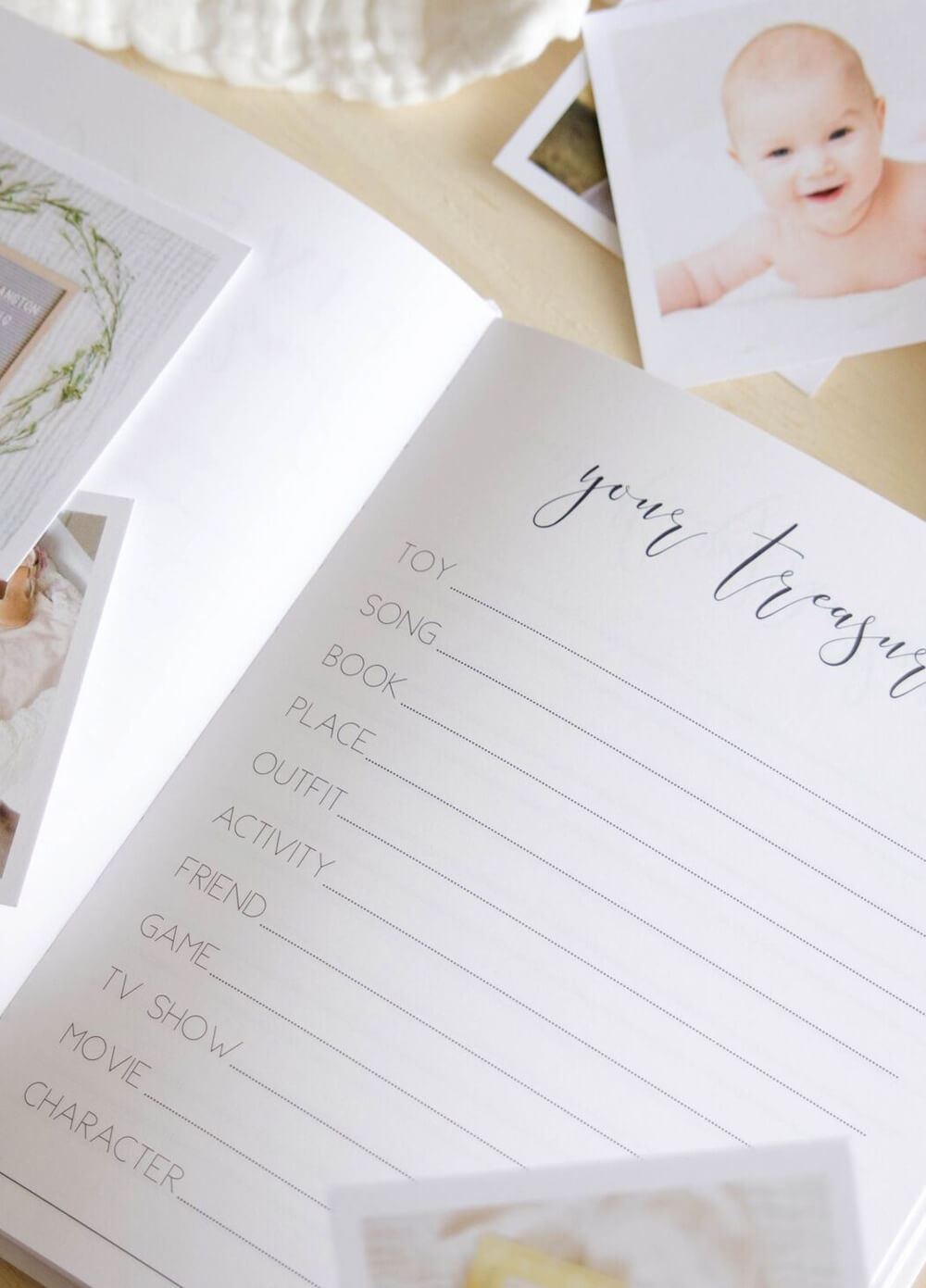 Hello Little Love Pregnancy & Baby Journal in White by Blossom & Pear