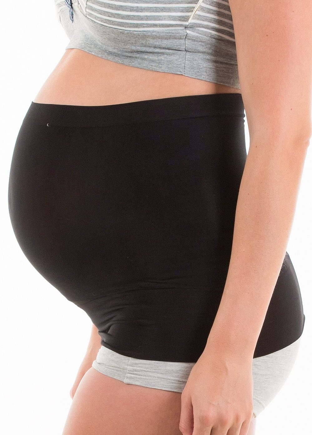 Maternity Support Belly Band in Black by Preggers