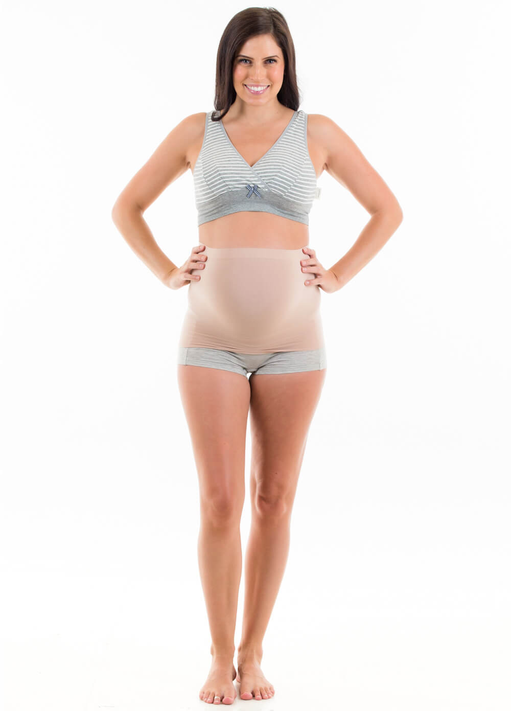 Maternity Support Belly Band in Nude by Preggers