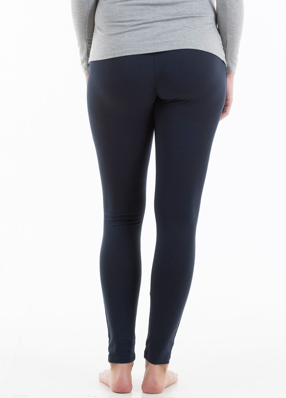 Oasis Maternity Leggings in Navy Blue by Trimester