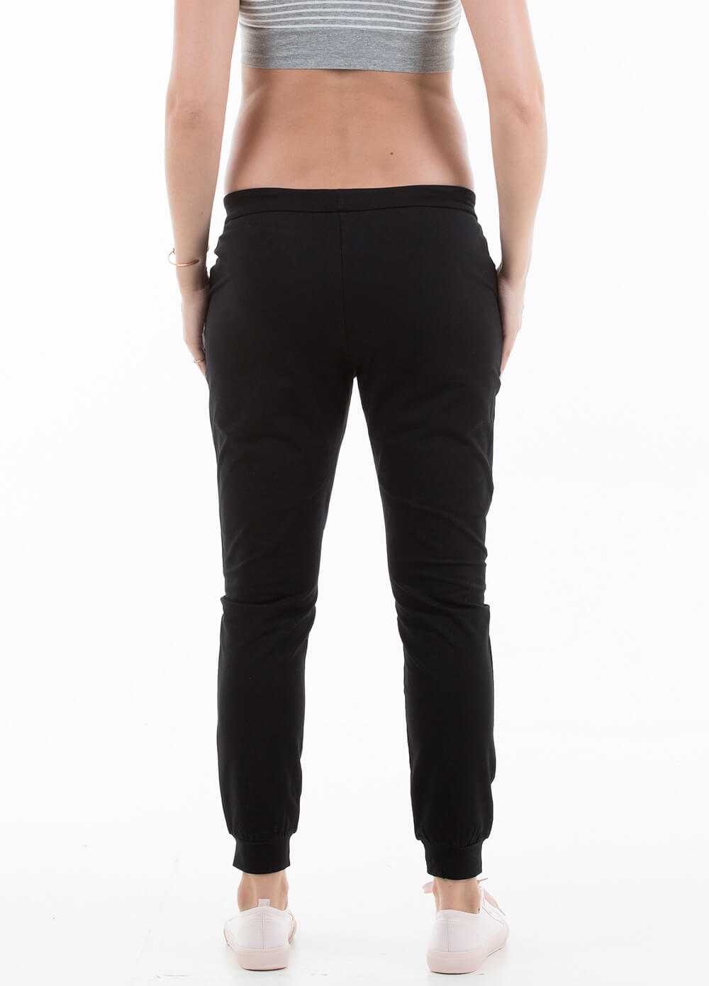 Myles Maternity Jogger Pants in Black by Trimester