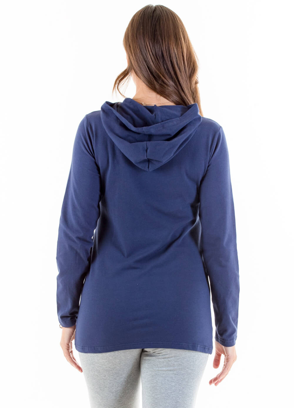 Billey Breastfeeding Hoodie in Blue by Lait & Co