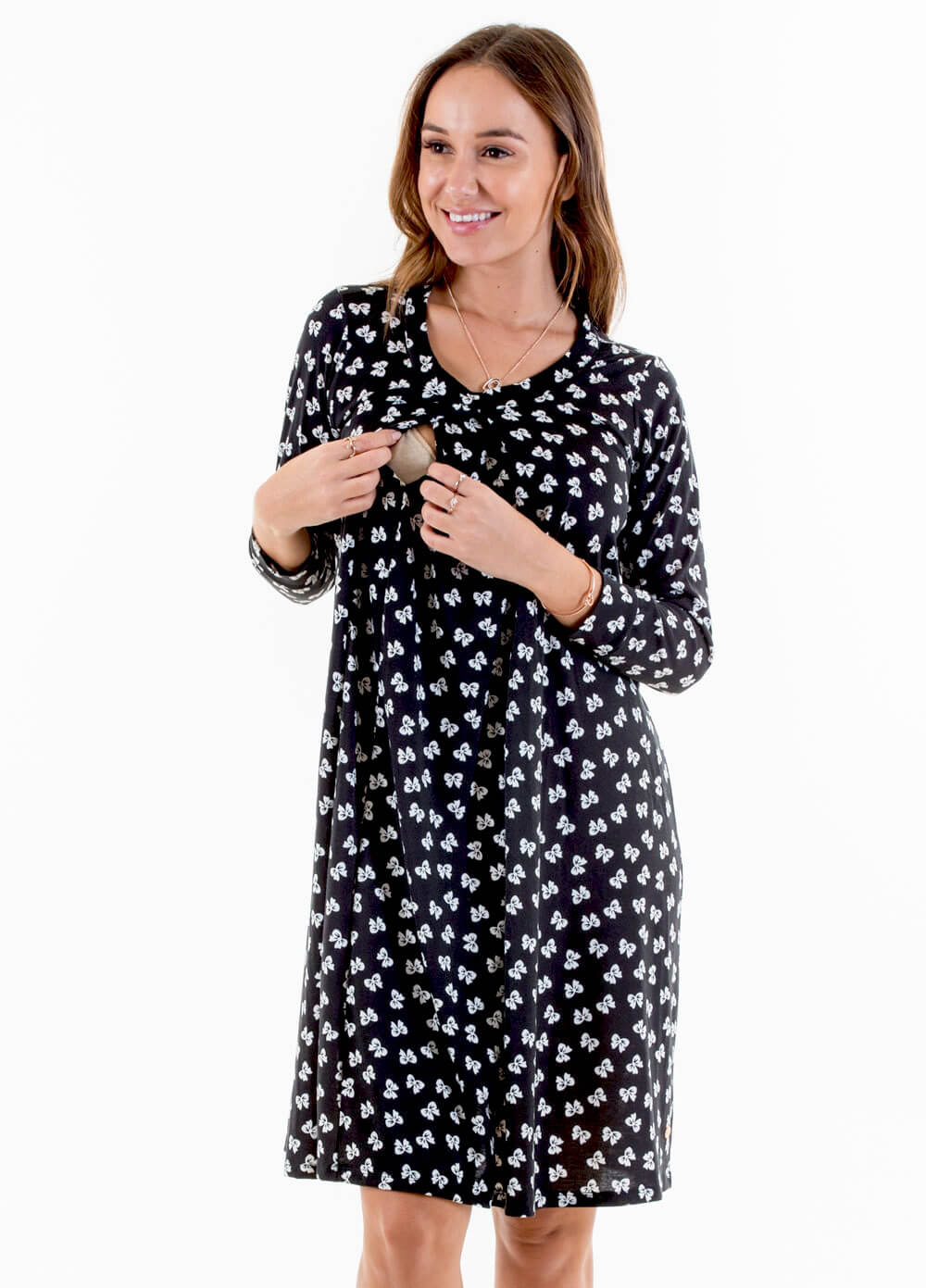 Floressa Blisse Pregnancy Hospital Nursing Gown | Queen Bee