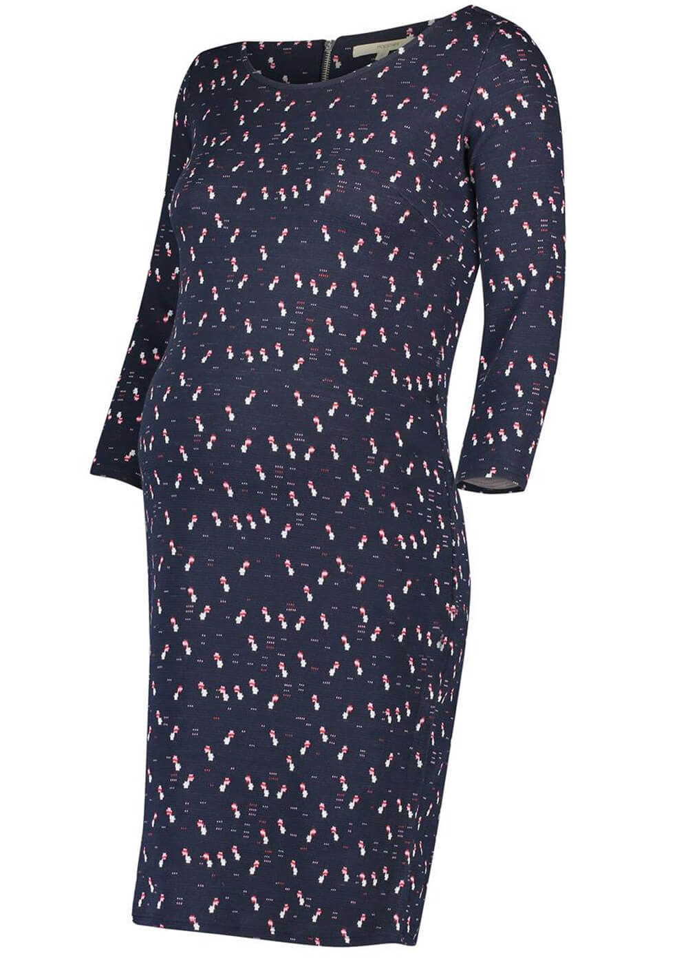 Negin Dark Blue Print Maternity Dress by Noppies