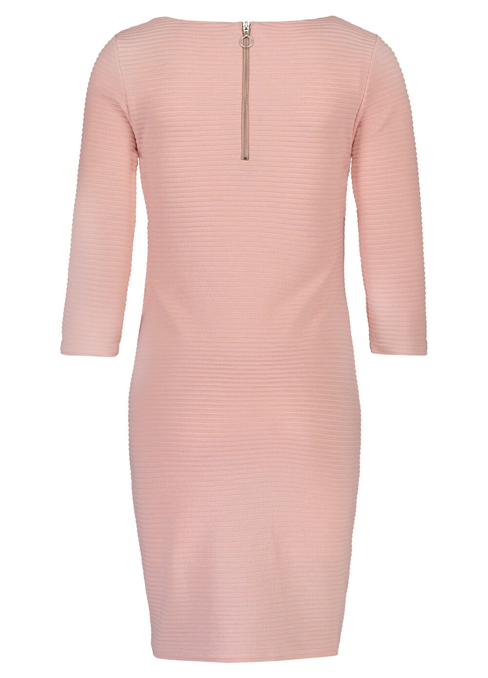 Zinnia Textured Ribbed Pregnancy Dress in Peach by Noppies