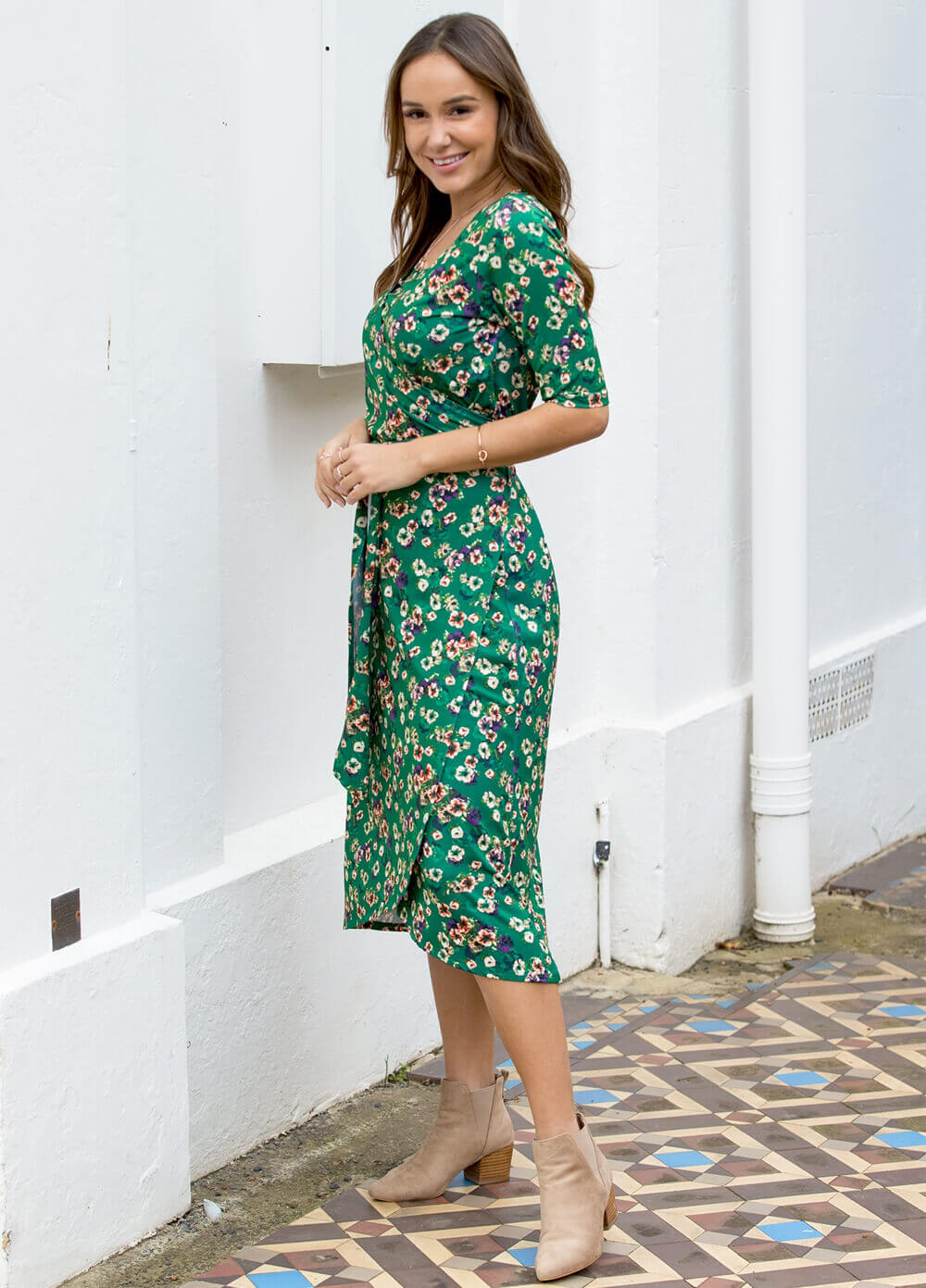 Floressa Leonie Pregnancy & Nursing Wrap Dress | Queen Bee