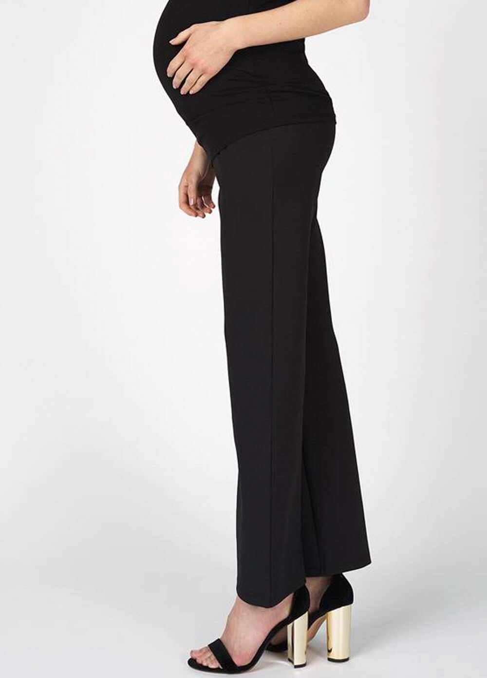 Basic Black Maternity Work Trousers by Supermom | Queen Bee