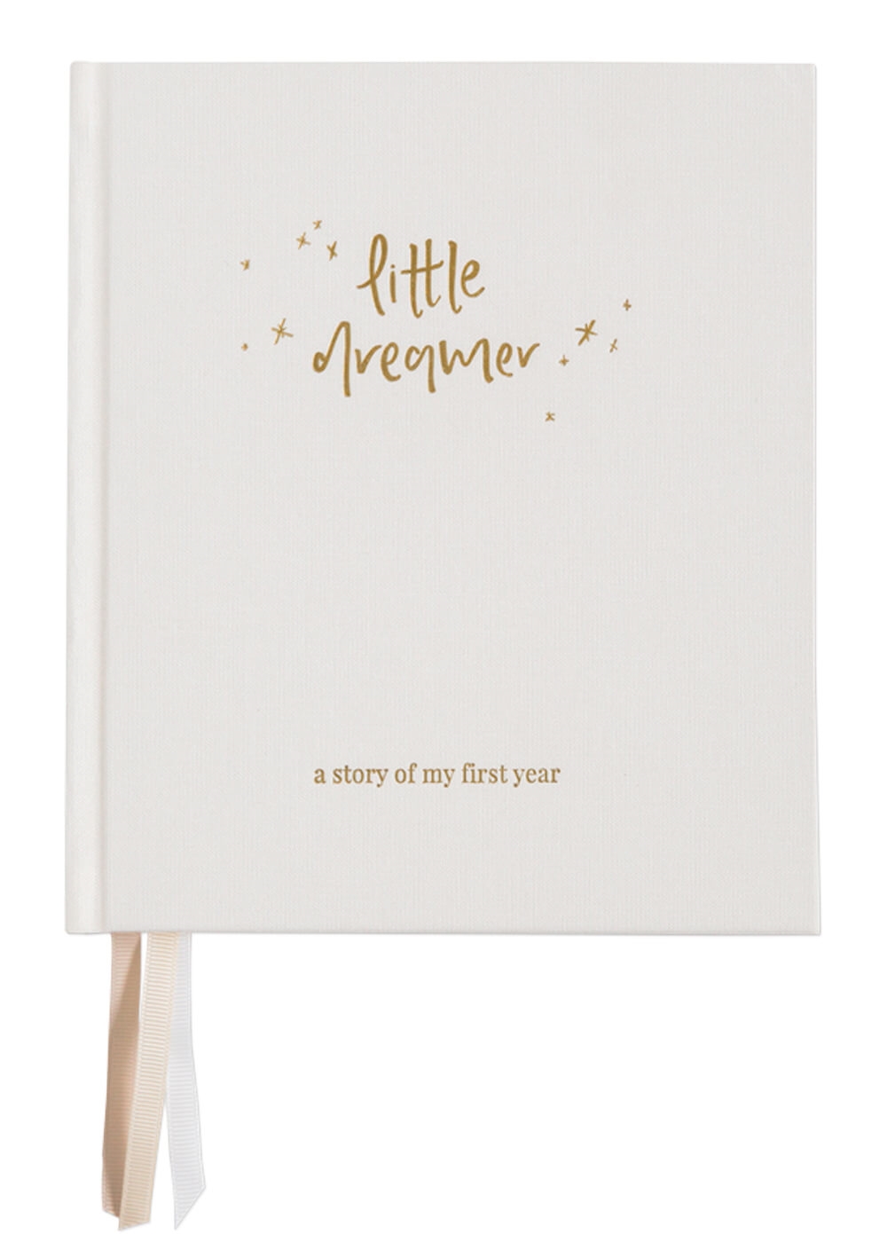 Emma Kate Co - Little Dreamer Baby Journal in Cloud Cream | Queen Bee