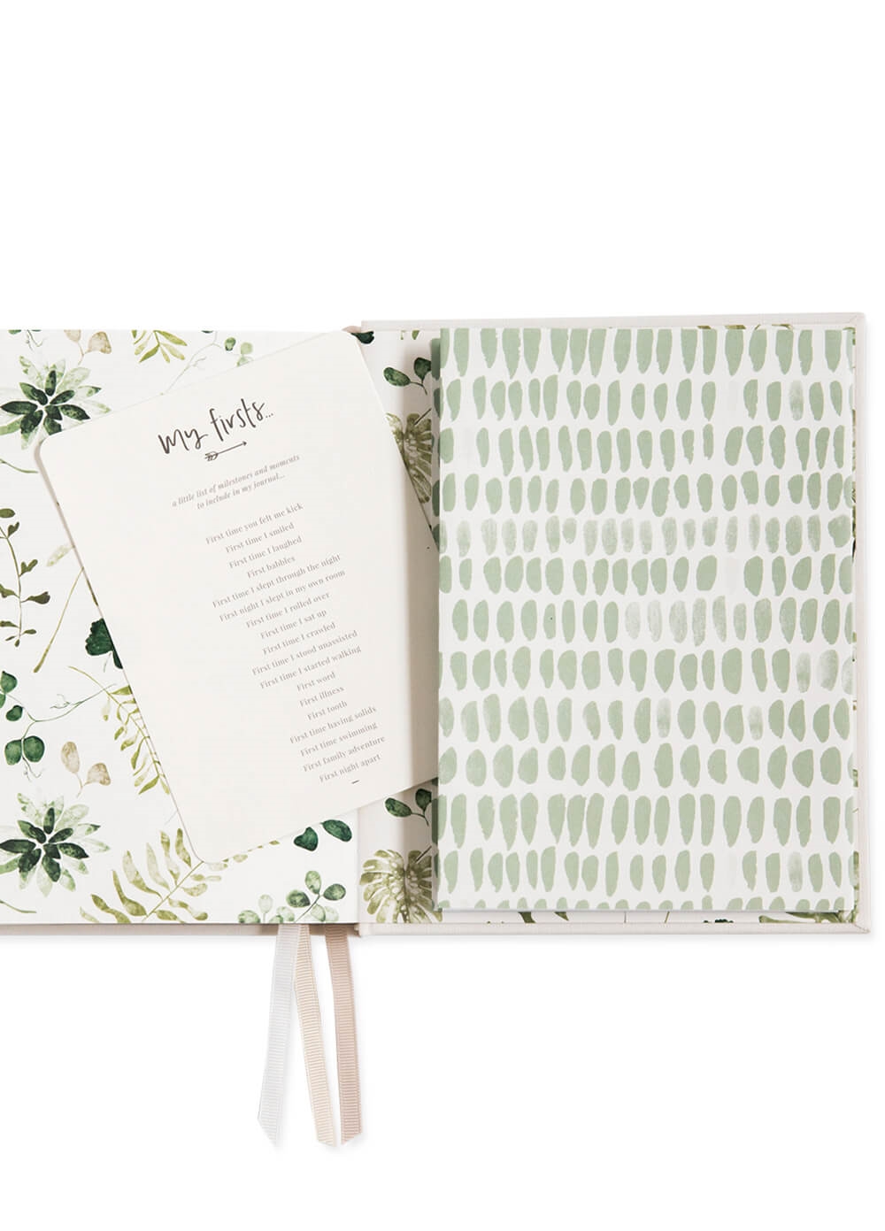 Emma Kate Co - Little Dreamer Baby Journal in Cloud Cream | Queen Bee