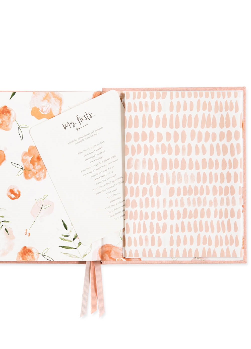 Emma Kate Co - Little Dreamer Baby Journal in Petal Pink | Queen Bee