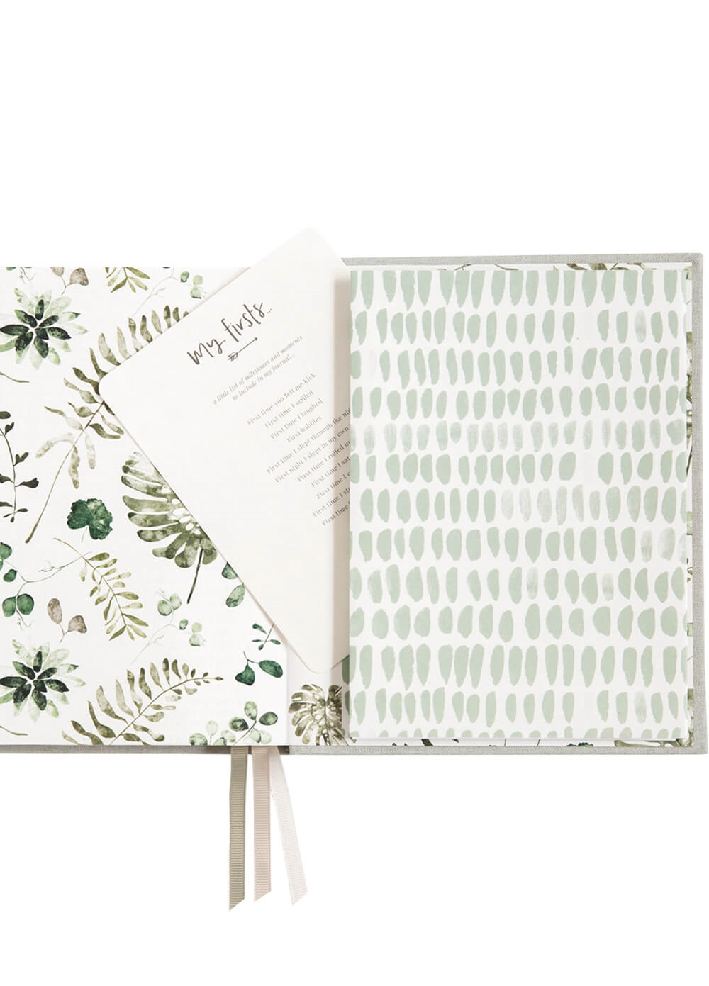 Emma Kate Co - Little Dreamer Baby Journal in Sage | Queen Bee
