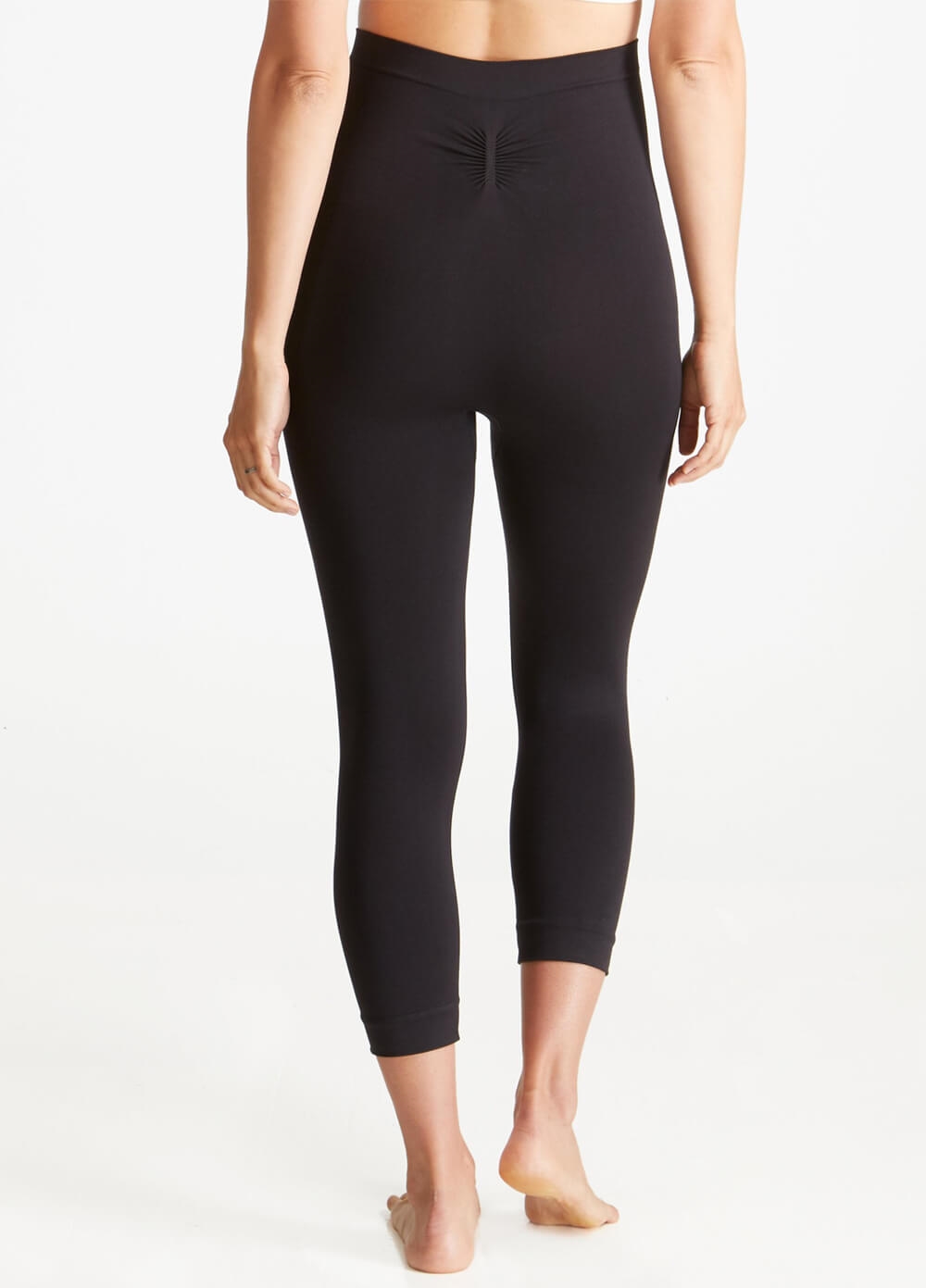 Seamless Capri Maternity Leggings in Black by Ingrid & Isabel