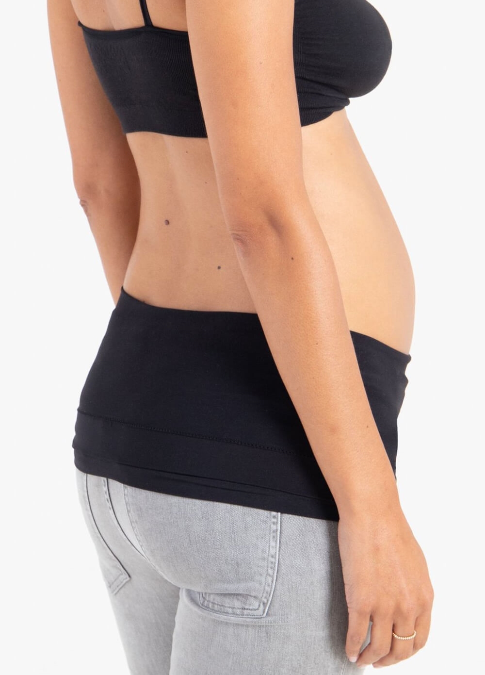 Bellaband Maternity Belly Band in Black by Ingrid & Isabel