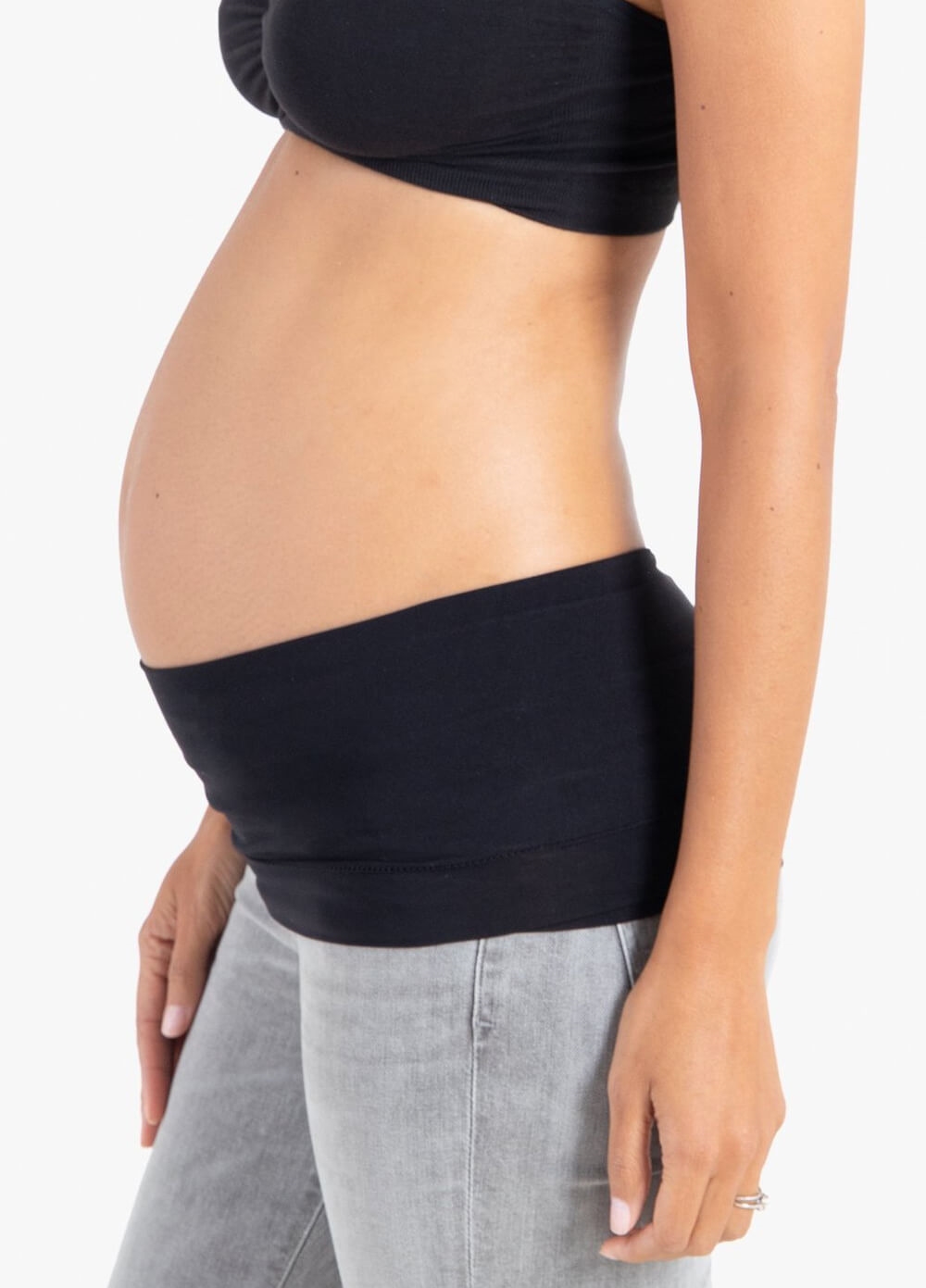 Bellaband Maternity Belly Band in Black by Ingrid & Isabel