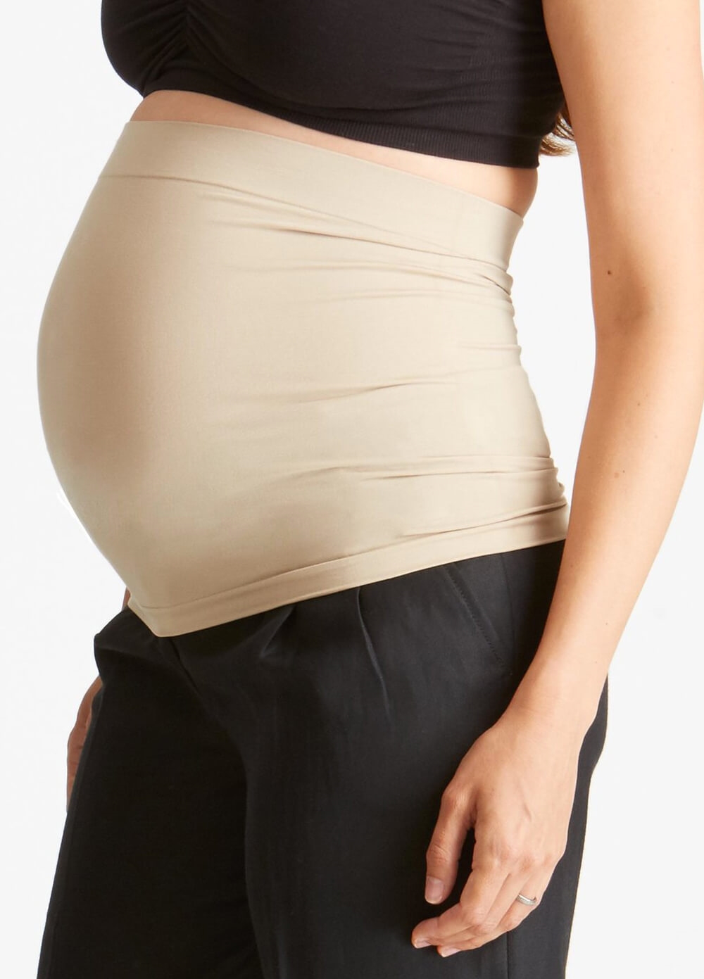 Bellaband Maternity Belly Band In Nude by Ingrid & Isabel