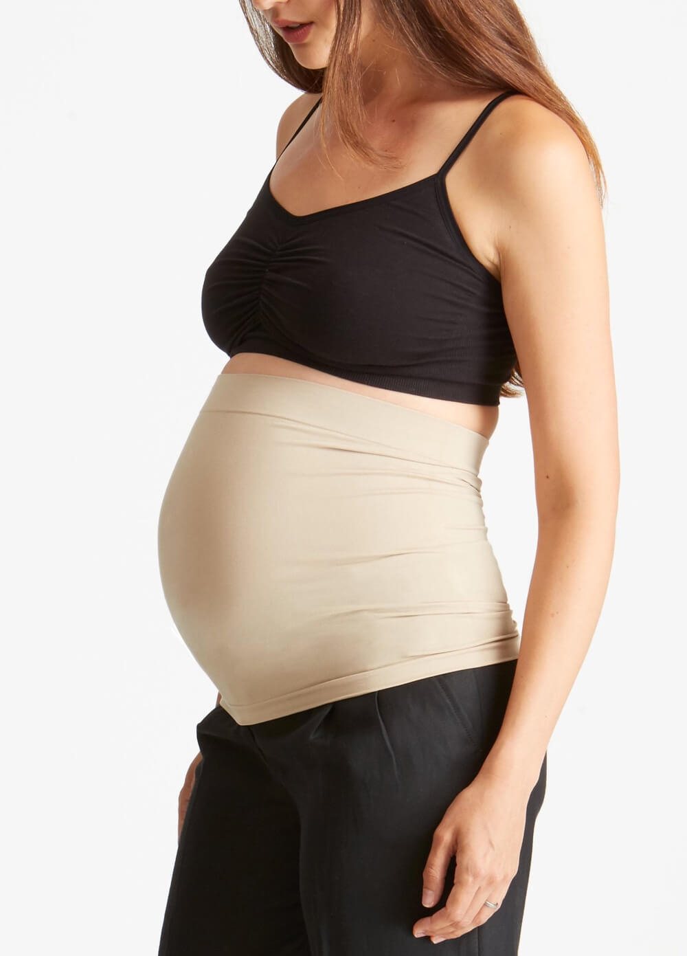 Bellaband Maternity Belly Band In Nude by Ingrid & Isabel