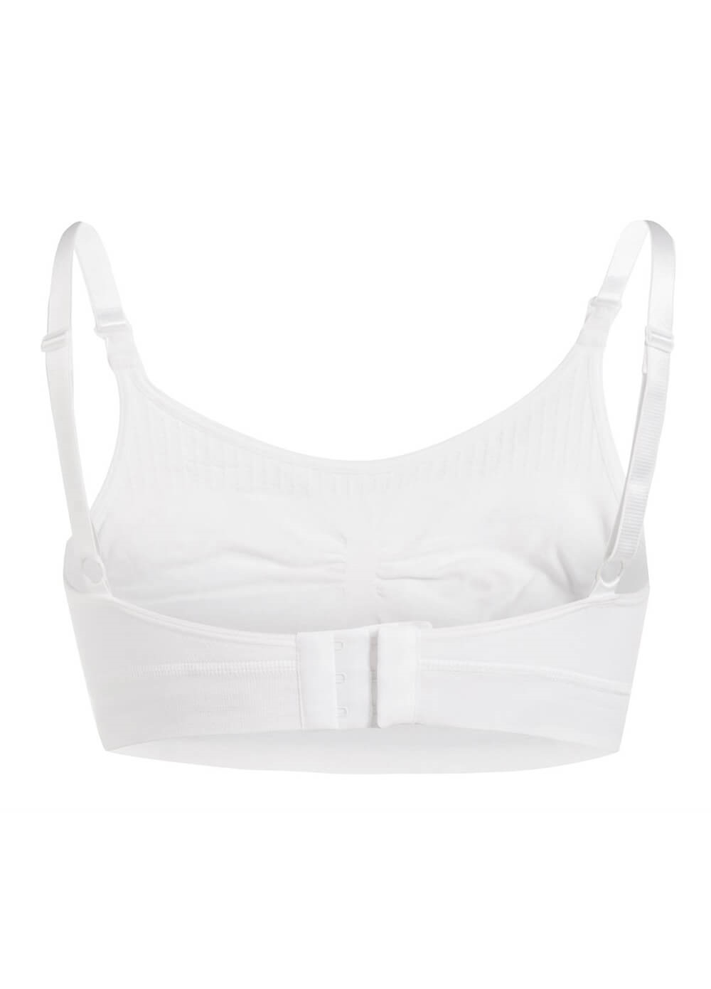 Seamless Maternity Nursing Bra in White by Noppies | Queen Bee