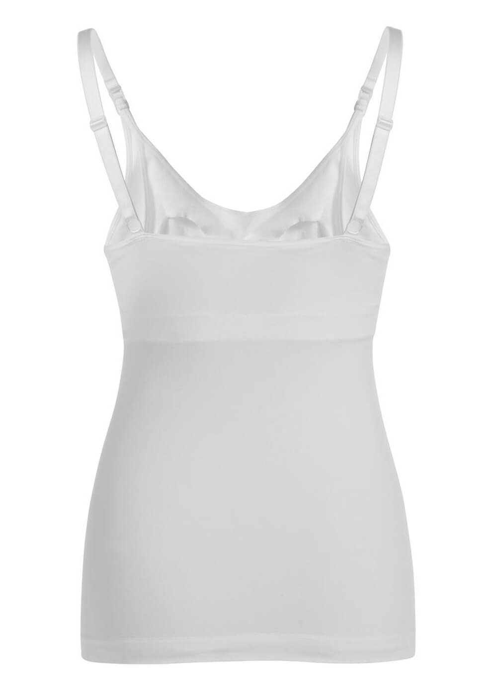 Seamless Maternity Nursing Cami in White by Noppies | Queen Bee